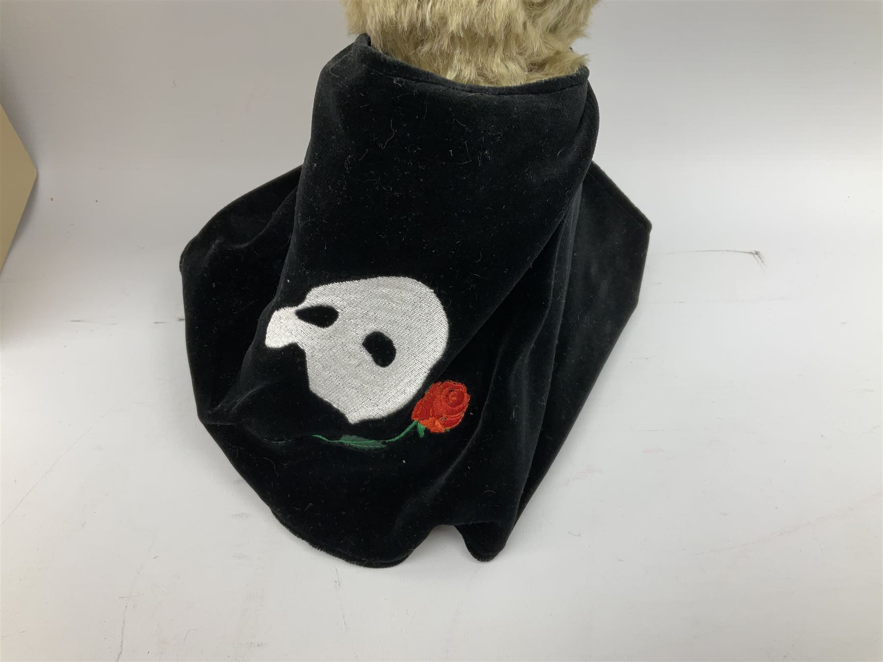 Steiff - limited edition musical teddy bear 'Phantom of the Opera', No.1212/2000 EAN 037184; H30cm; boxed with certificate and instruction book