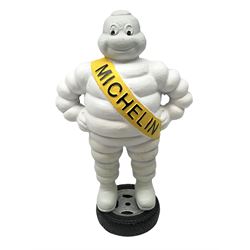 Cast iron Michelin man figure, H38cm