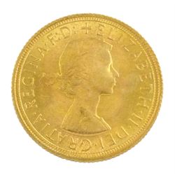 Queen Elizabeth II 1967 gold full sovereign coin