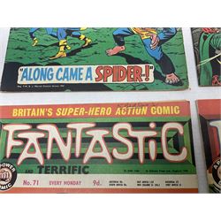 ‘Fantastic’, later ‘Fantastic and Terrific’, Marvel Comics Group comics (1967-1968) nos 32-88 excluding 39, 40, 43, 51, 52, 70 and 83 (50) 