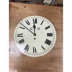 GPO double faced fusee clock movement 