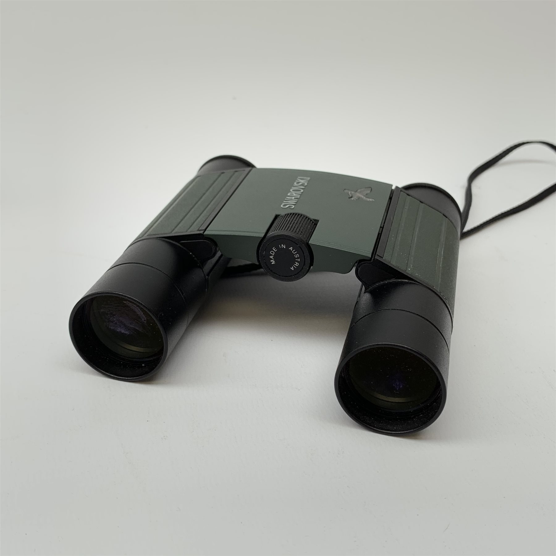 A pair of Swarovski Habicht 10 x 25B pocket binoculars, with 