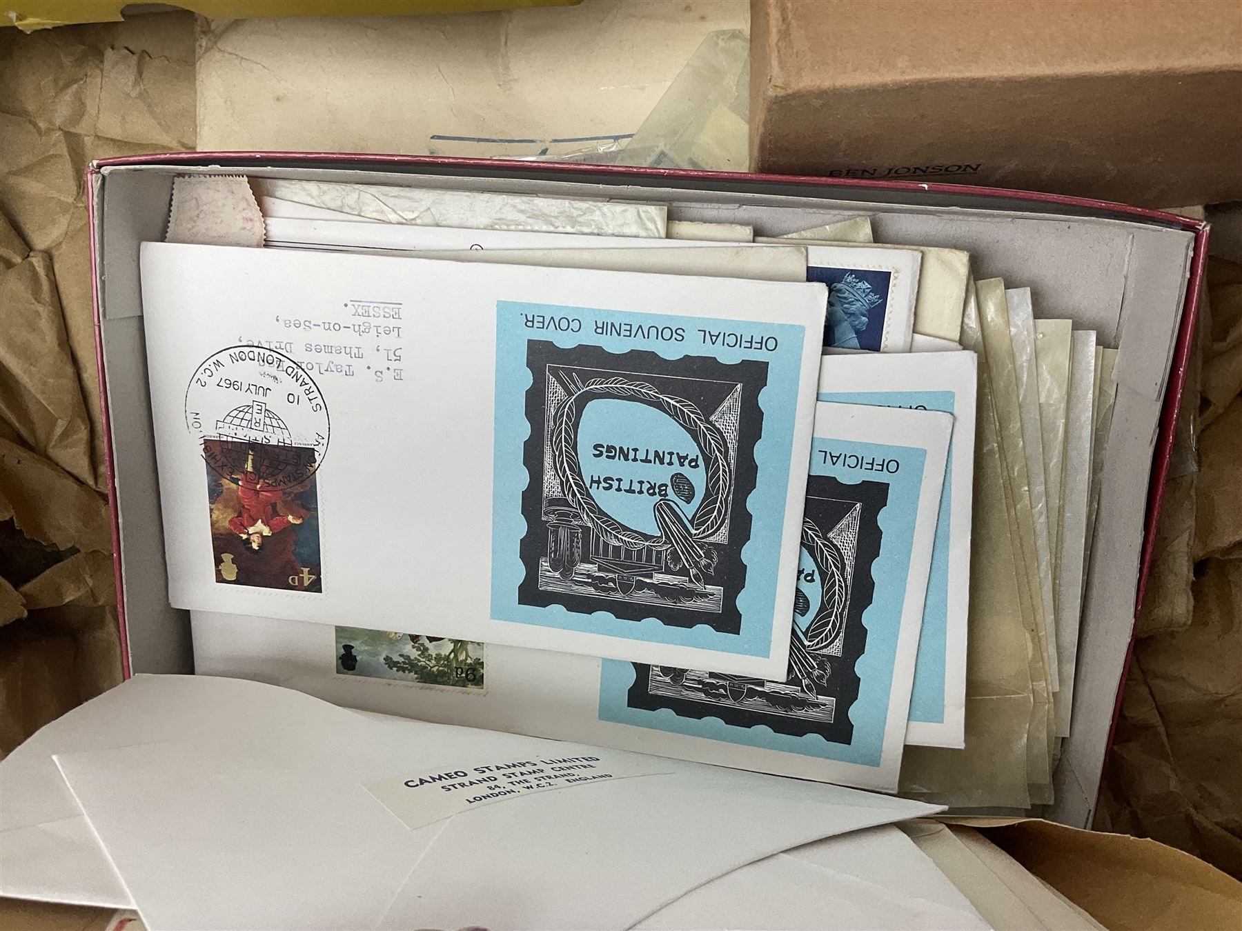 Great British and World stamps, including Austria, Hungary, Switzerland, France, Italy, Sweden, United States of America etc, various first day covers, stamps on envelope pieces etc, housed in albums, folders and loose, in three boxes