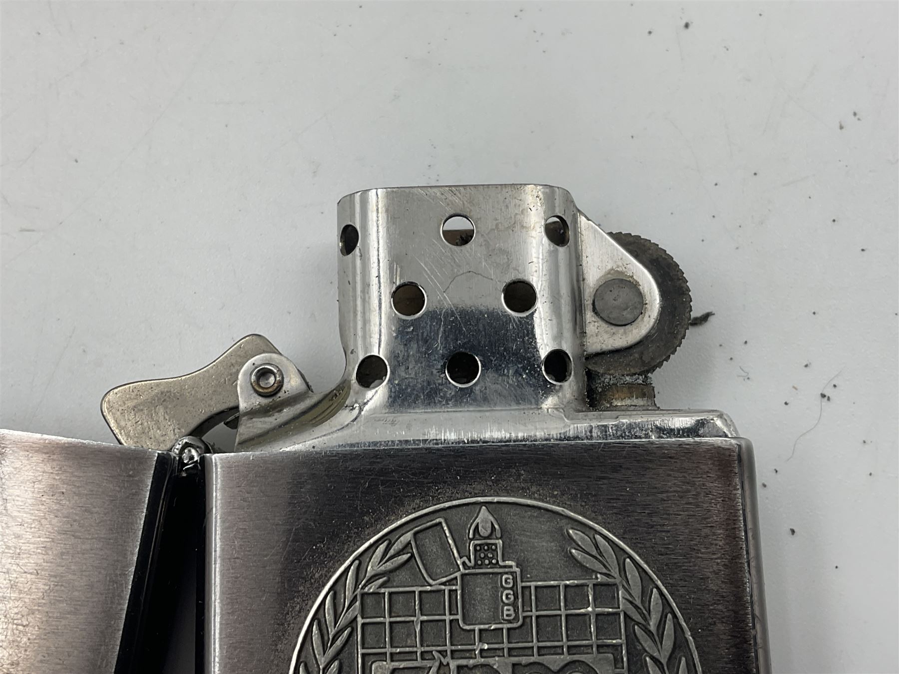 Zippo 60th anniversary lighter, dated 1932-1992, in commemorative tin