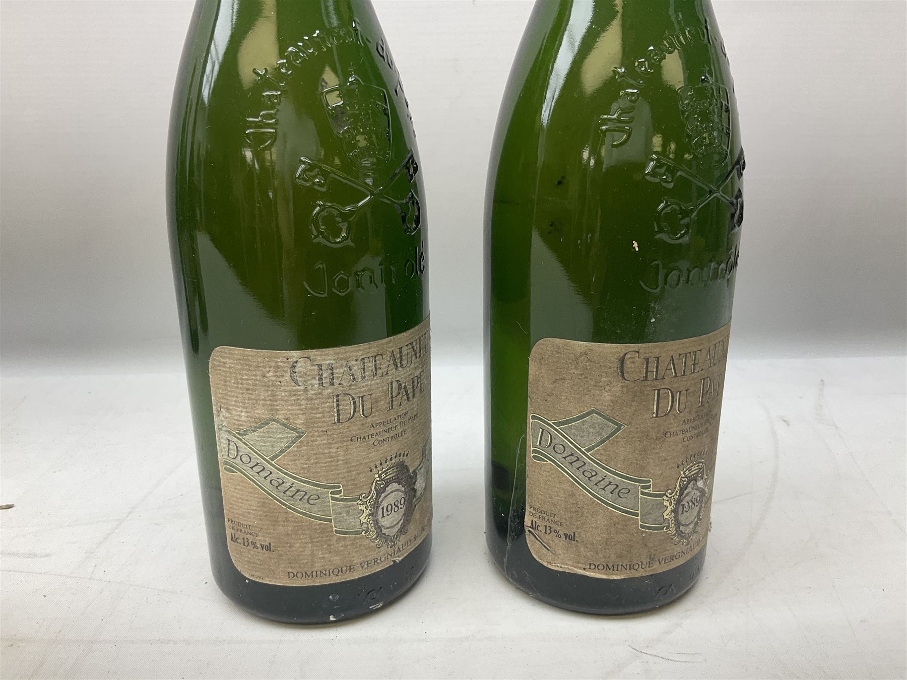 Domaine des Rozets, 1989, Chateauneuf du Pape, 75cl, 13% vol, four bottles together with further 1985 bottle, 75cl, unknown proof (5)
