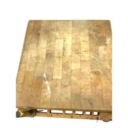 Pro-Chef - Square solid beech butchers block, on four supports