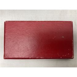 King George VI 1950 nine coin set, housed in the original Royal Mint red card box