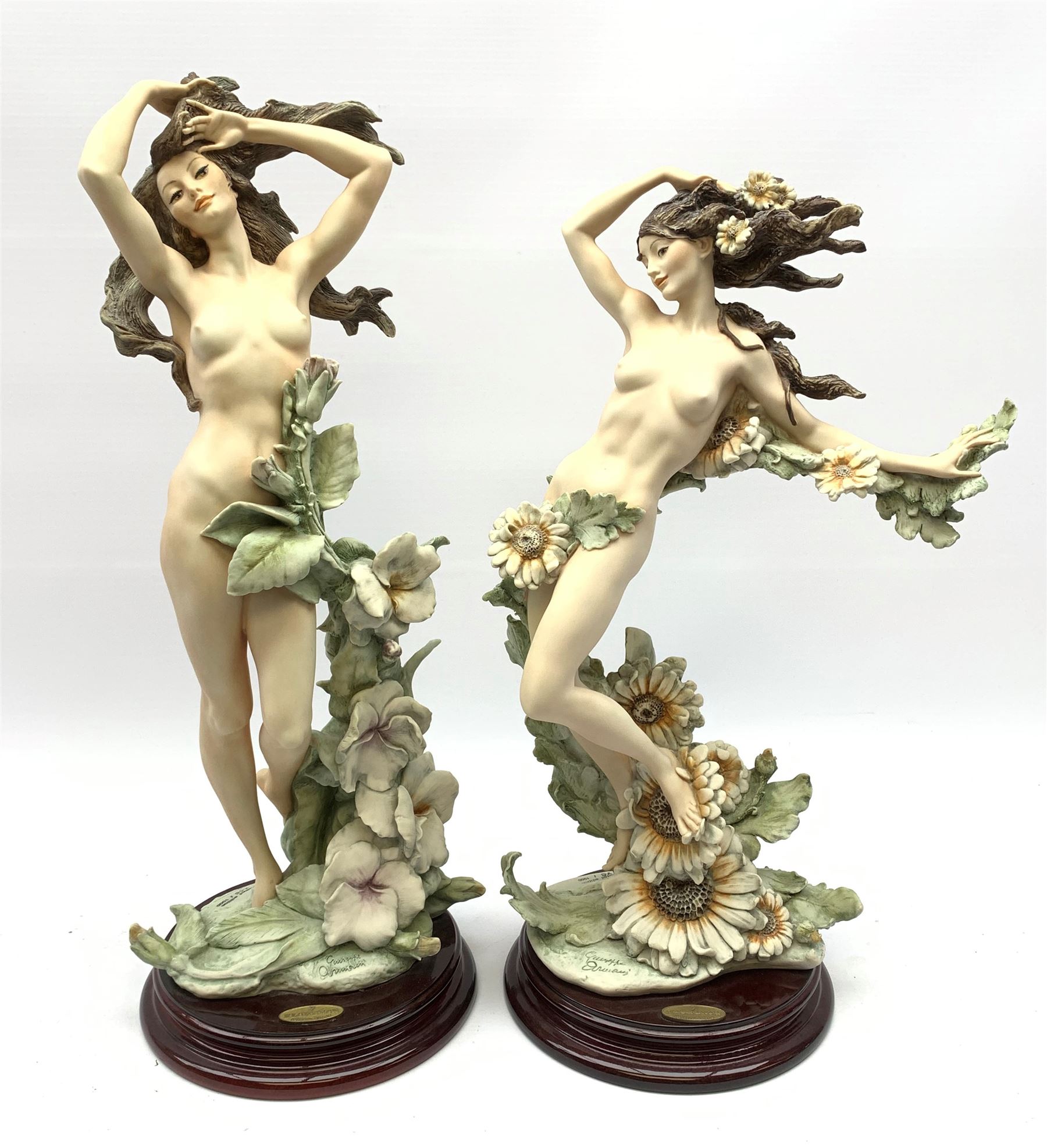 Pair of Giuseppe Armani Florence limited edition figures 'Nude
