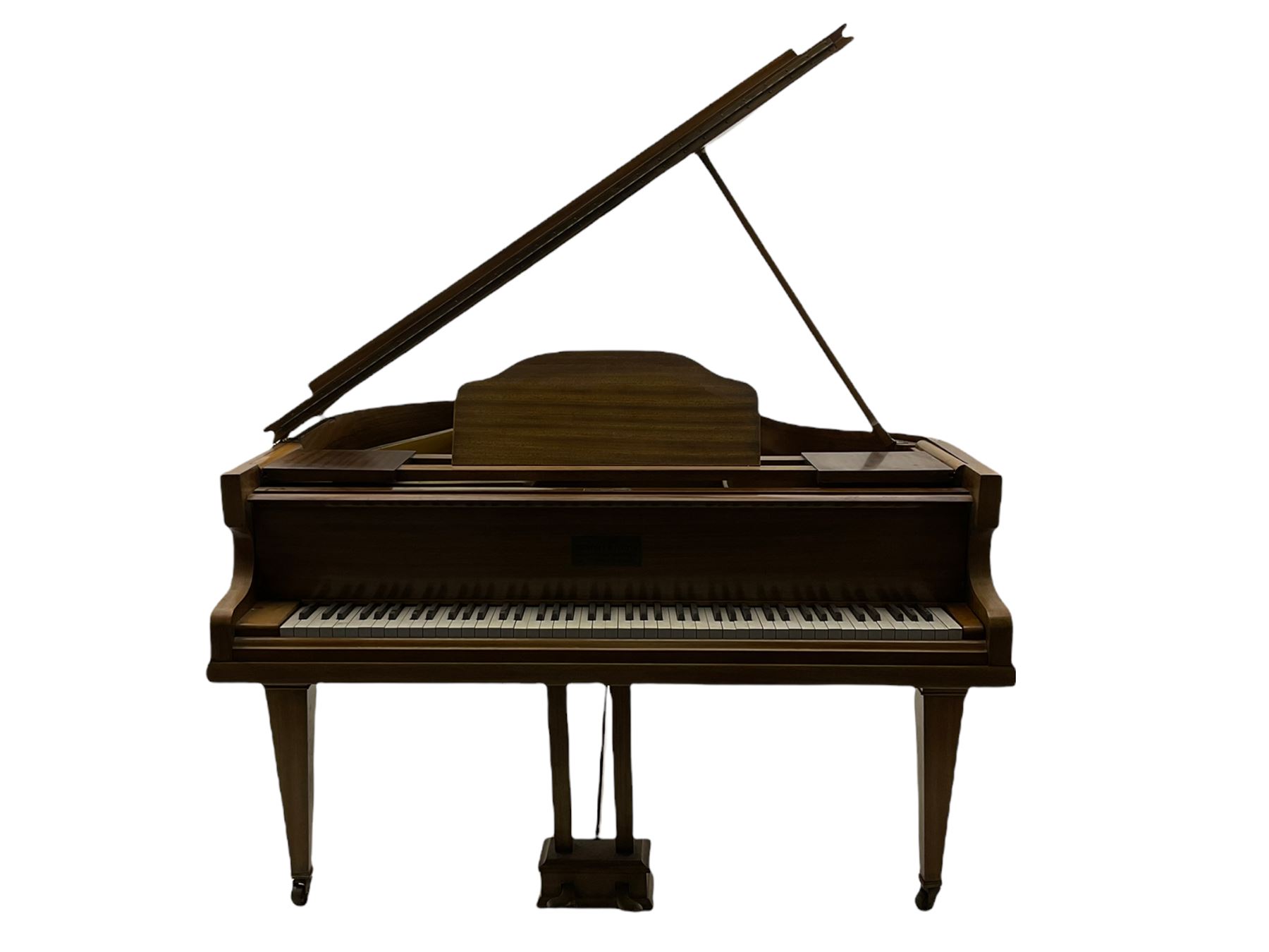 Brindley & Foster mahogany cased baby grand piano The Furnishings