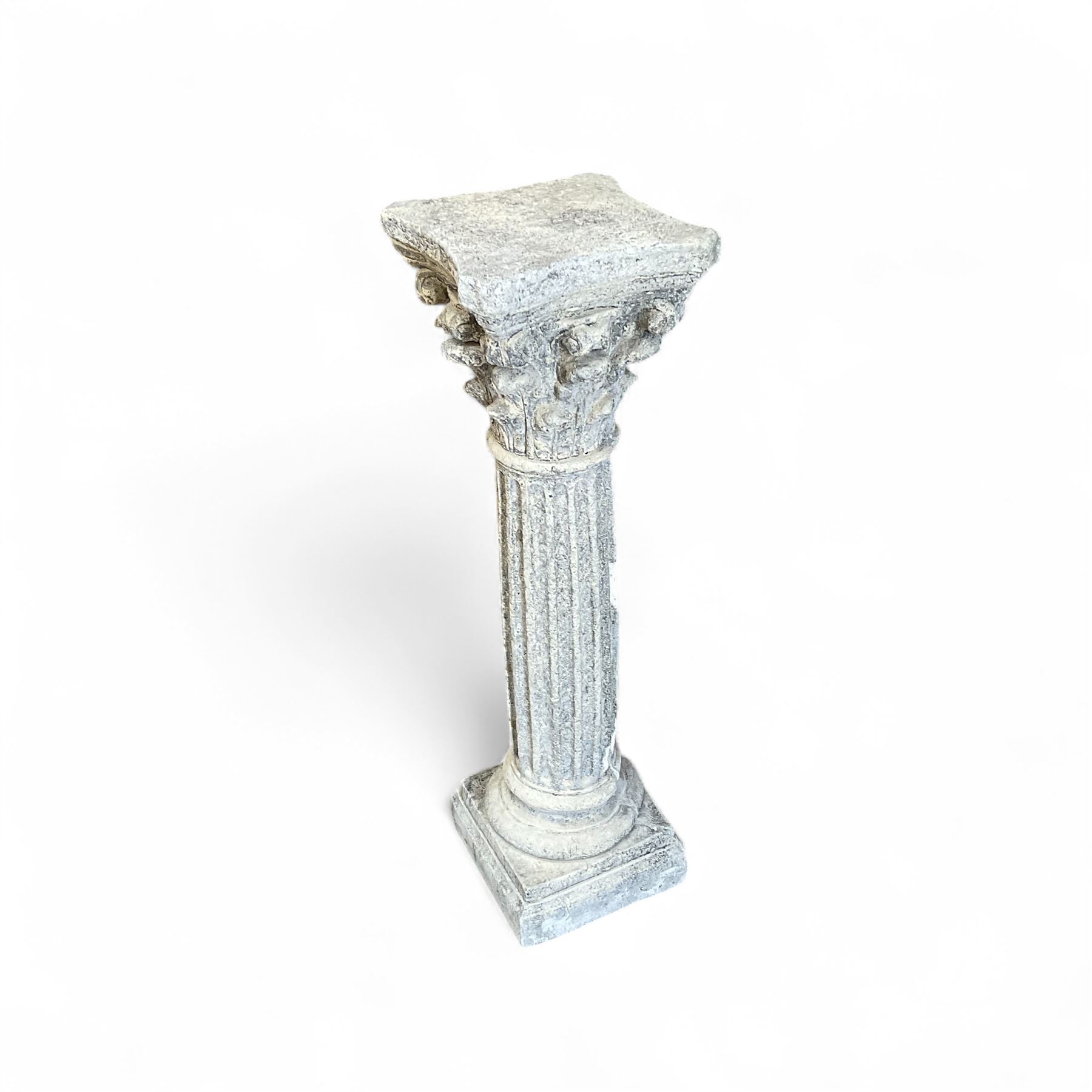 Small Cast Stone Corinthian Column