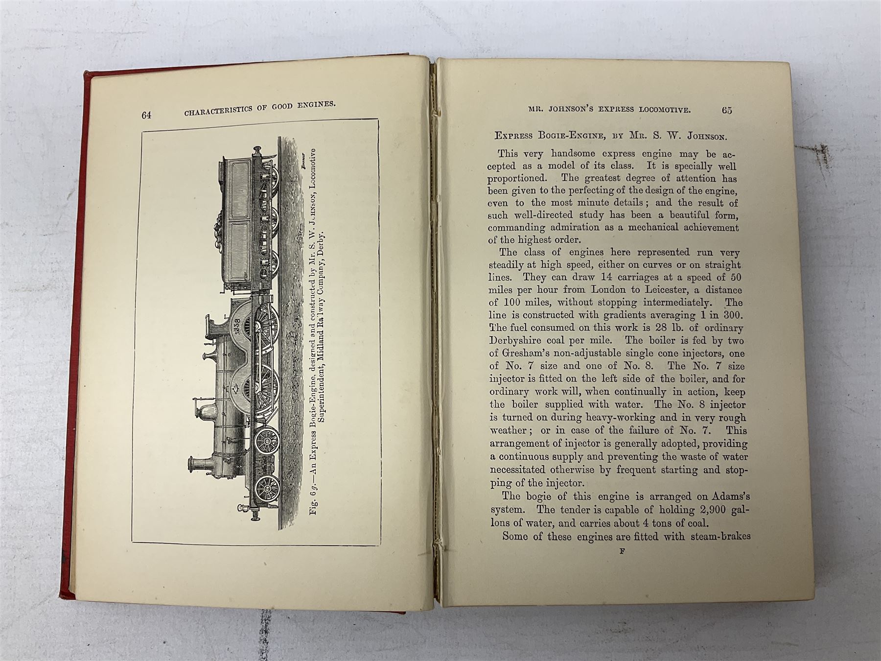 Smiles, S; 'The Story of the Life of George Stephenson' pub John Murray 1859 & Reynolds M 'Locomotive engine Driving' pub Crosby Lockwood 1880, both gilt, 2 volumes