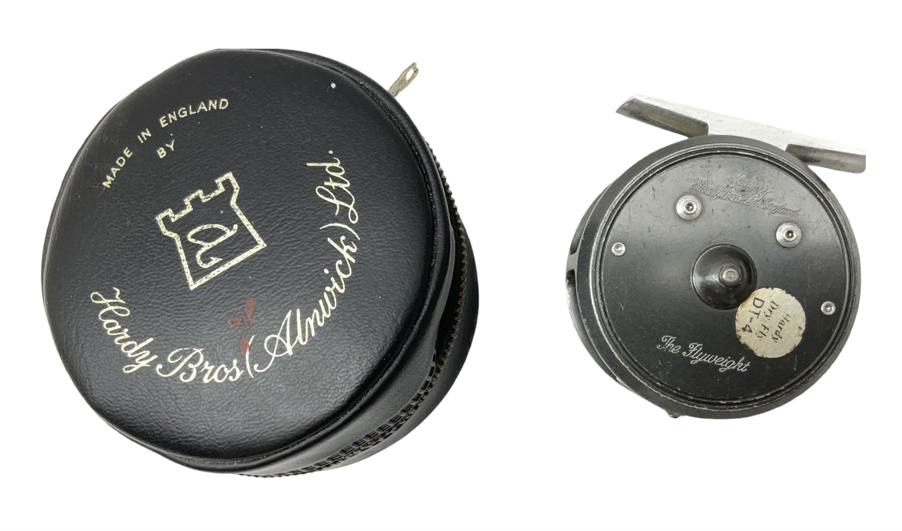 Hardy Bros Ltd 'The Flyweight' 2 1/2 inch alloy fly reel, housed in a Hardy Bros (Alnwick) Ltd case