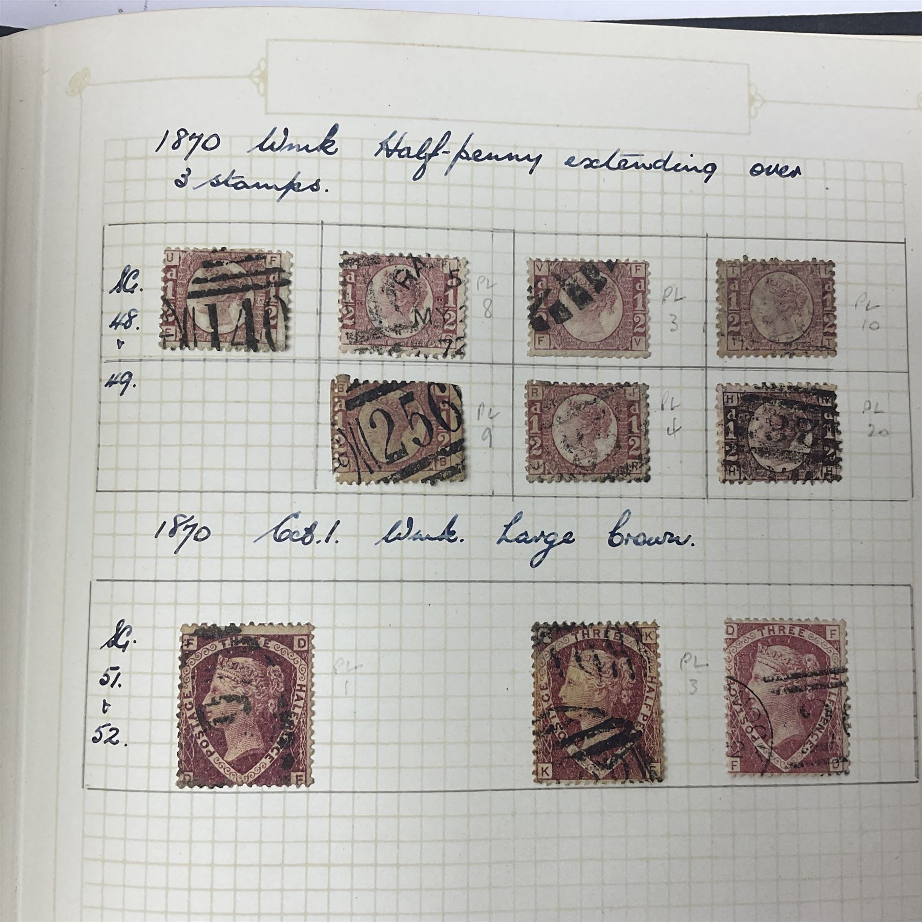 Great British and World Queen Victoria and later stamps, including imperf and perf penny reds, half penny 'bantams', King Edward VII five shillings,  Straits Settlements, Ceylon, New Zealand, Canada, India etc, housed in a single album