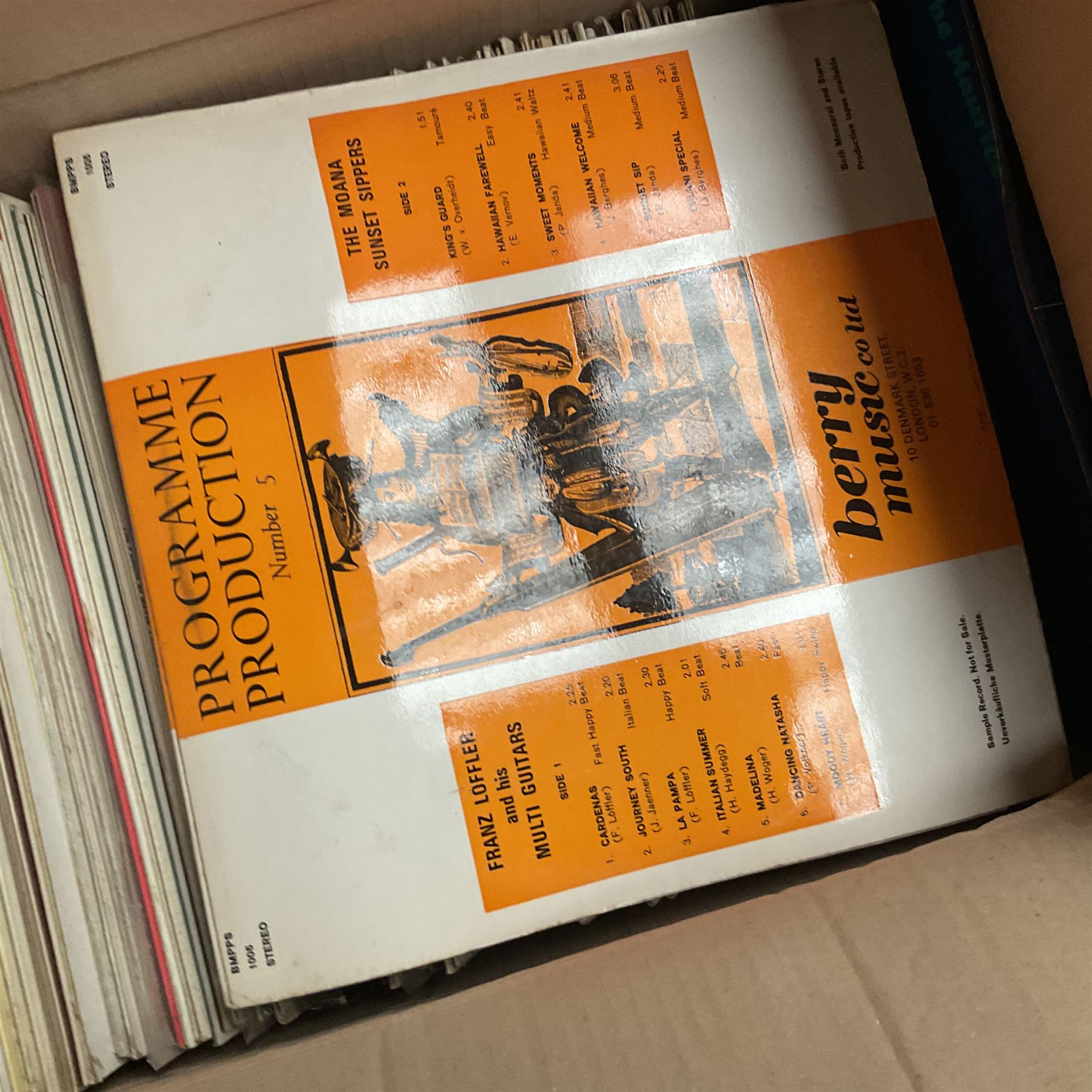 Collection of vinyl LP records in four boxes, mainly classical including The Organs of Bridlington Priory, Fernando Germani Plays Bach, Yehudi Menuhin, etc