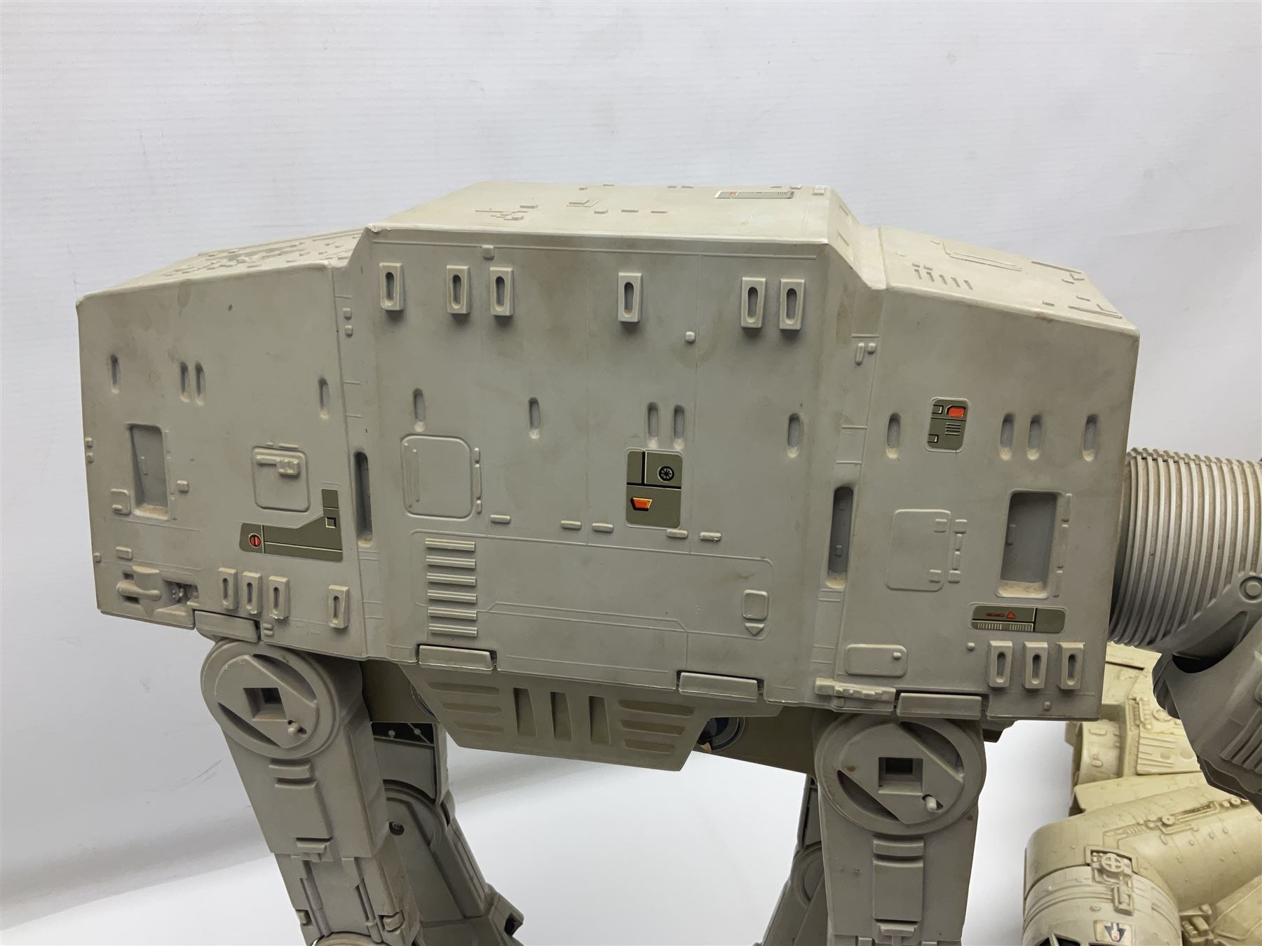 Star Wars - two unboxed vintage Star Wars vehicles comprising Millenium Falcon with 3 3/4