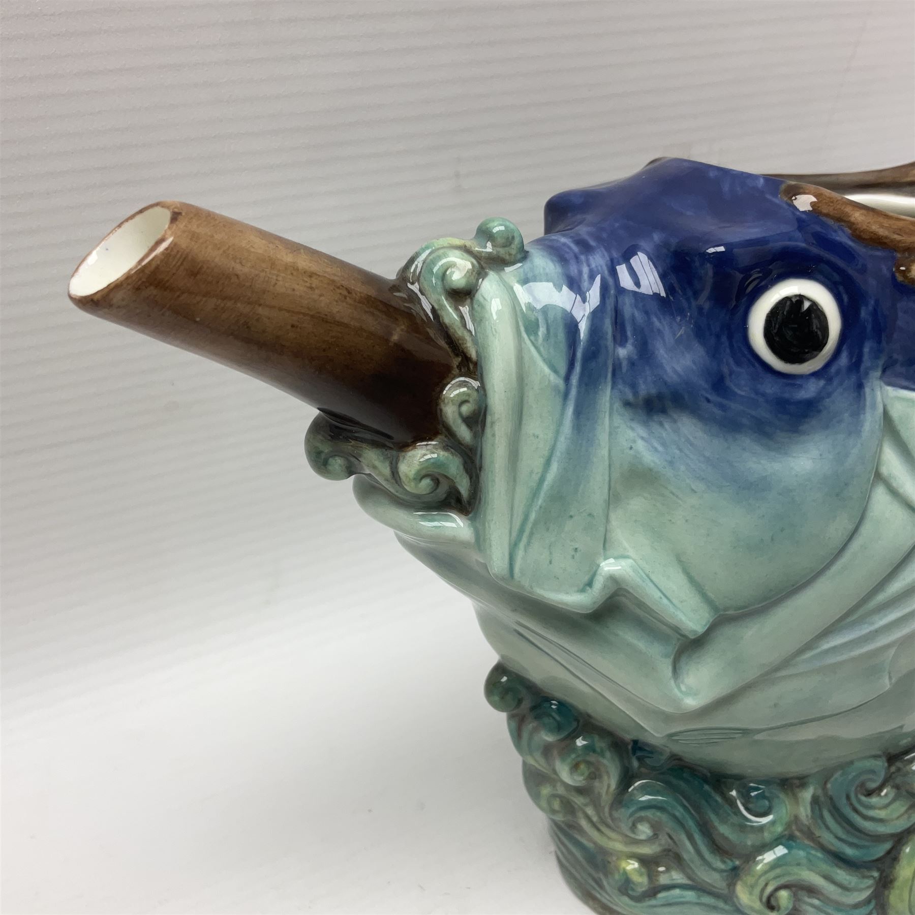 Minton Archive collection fish teapot, limited edition 118/2500, with certificate and original box 