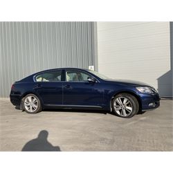Lexus GS 450h saloon car, 3.5 SE-L, 4 door, CVT Auto
Year: 2011, June
Colour: Blue
Mileage: 52,500 approx.
Fuel: Petrol Hybrid
MOT Exp: 10th October 2024
Reg: SM11 XJA
V5: No

For sale by instruction from a local estate
Buyers Premium 10% plus VAT (12% inc.)