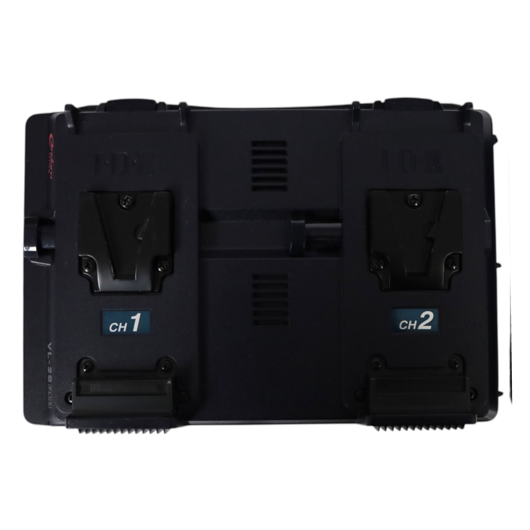 IDX Endura HL10DS 96Wh V Mount two battery set with IDX VL-2S Simultaneous V Mount charger and cable, in a custom cut Peli 1500 flight case