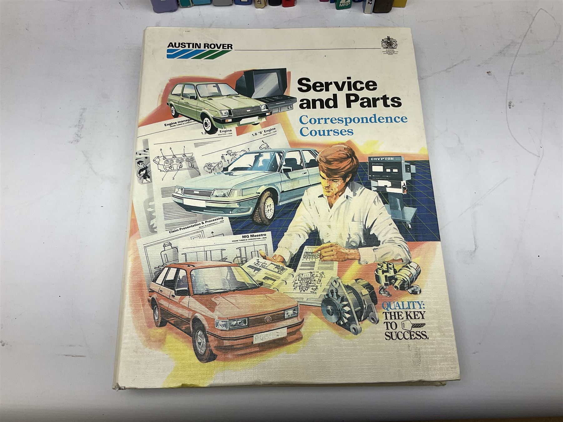 Automobilia - collection of books and ephemera on Mini Cars including BMC Special Tuning Folder for Mini-Cooper 'S', 1972 Handbook, Austin and Morris Mini Cars by Sydney Page 1962, Haynes Manuals, Mechanical Parts Catalogue 1998, thirty and forty years commemorative books, Austin Rover Service and Parts Correspondence Course 1977, video tape and DVD etc (27)