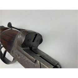 SHOTGUN CERTIFICATE REQUIRED - 19th century Belgian 12-bore by 2.75