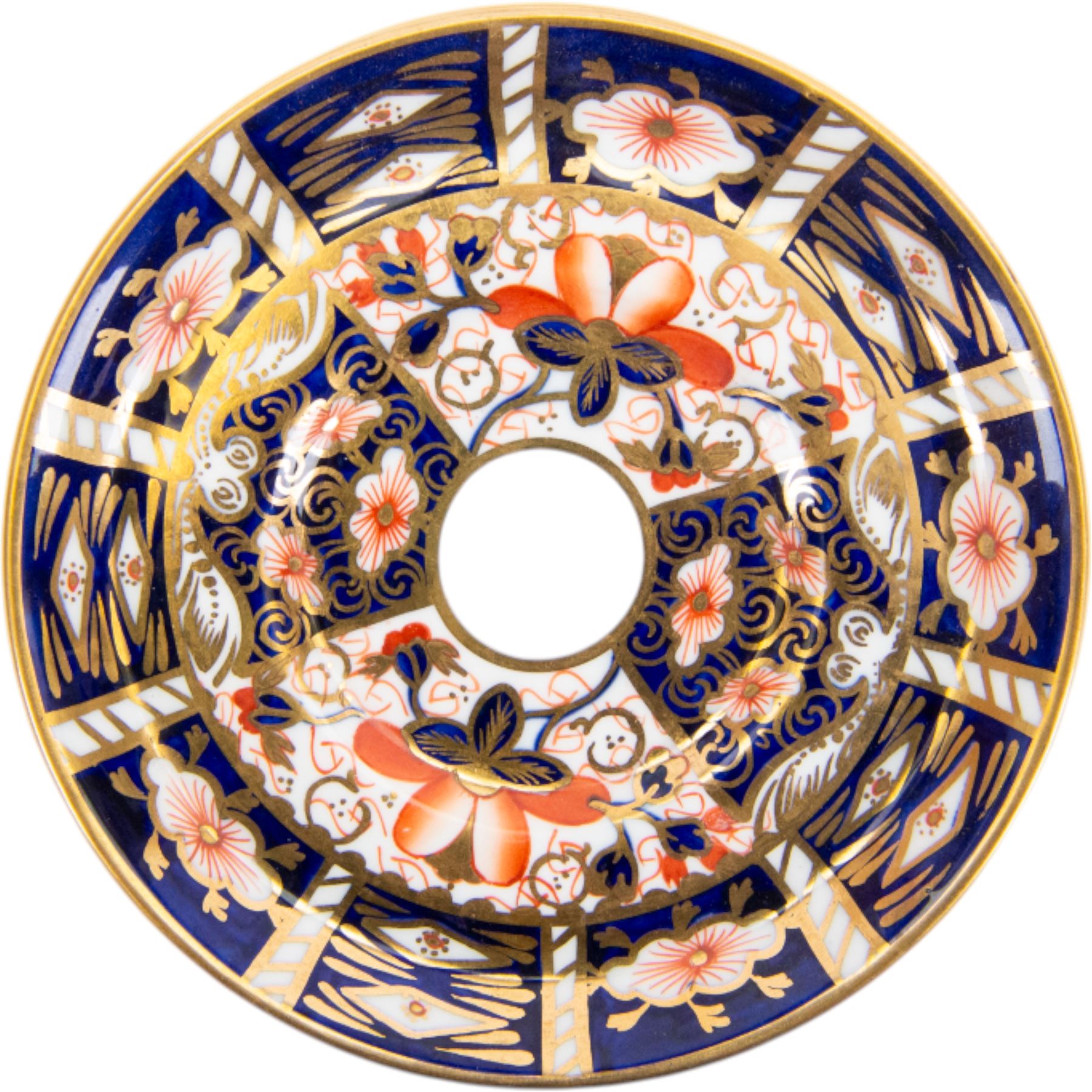 Royal Crown Derby Imari 2451 pattern, part tea service comprising eight coffee cans and saucers and seven cake plates 