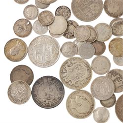 Approximately 236 grams of Great British pre-1920 silver coins