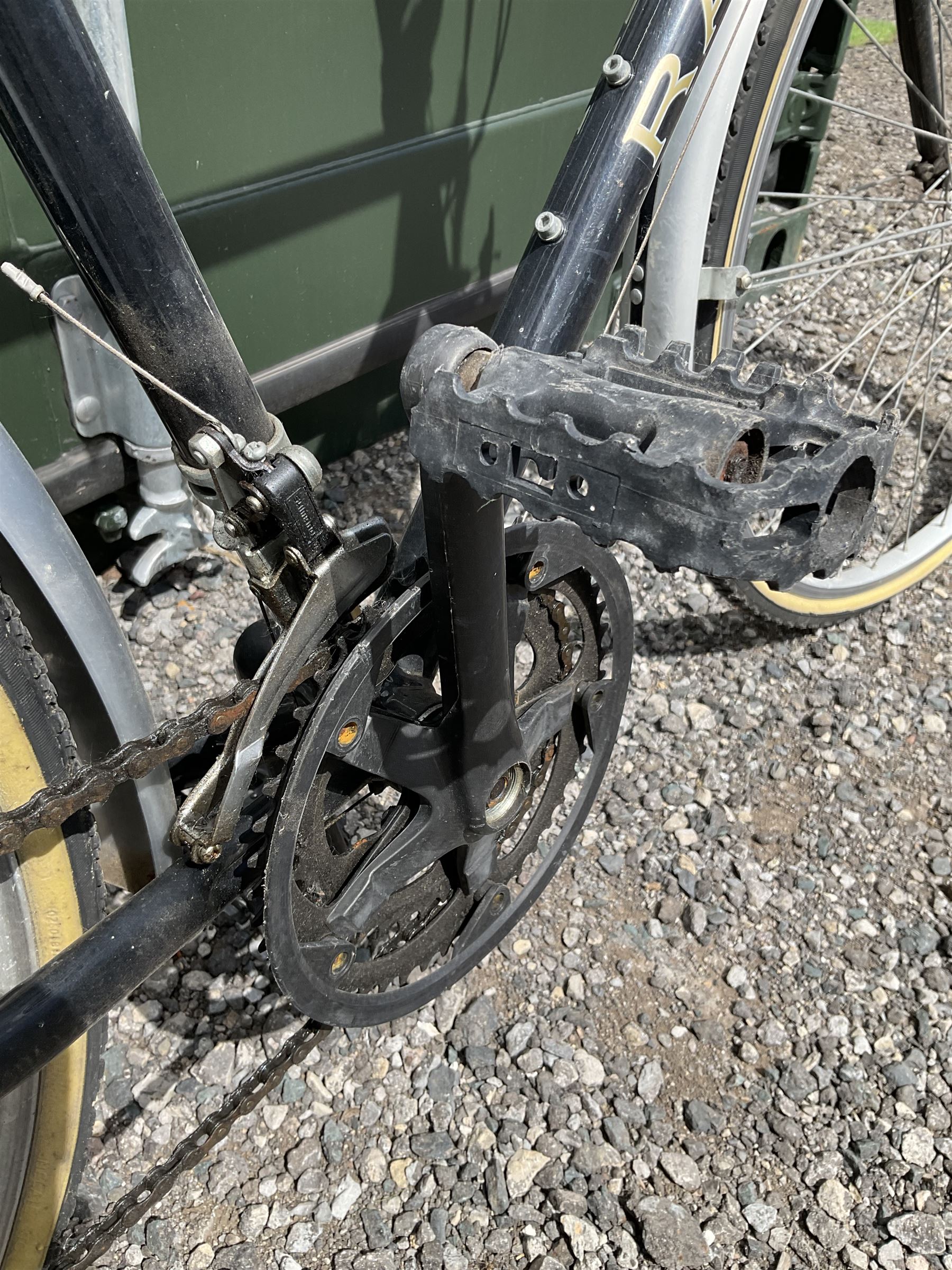 “Raleigh Pioneer classic”, ten speed bicycle with Shimano gear shifters, large frame - THIS LOT IS TO BE COLLECTED BY APPOINTMENT FROM DUGGLEBY STORAGE, GREAT HILL, EASTFIELD, SCARBOROUGH, YO11 3TX