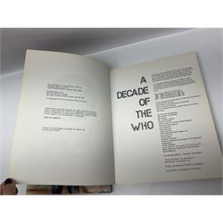 Pete Townshend 'The Who' - archive of correspondence with John Bycroft of Hull acknowledging receipt of various song lyrics sent by him to Townshend 1977 - 1982; comprising eighteen letters on varying letter heads including personalised; embossed; The Boathouse Ranelagh Drive Twickenham; No.2 The Embankment Twickenham; and Eel Pie Music; there are two undated manuscript letters signed Pete; and sixteen typed letters either signed Pete Townshend (3), Pete (4), Judi (Waring), Lin (Gibson) or Carla Rankine; together with The Story of Tommy by Richard Barnes and Pete Townshend and two other books on The Who.