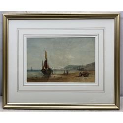 John Francis Branegan (British 1843-1909): 'After a Storm' 'Salmon Fishing' 'Near Sunderland' and other Coastal Views, six watercolours signed and variously titled, largest 20.5cm x 44cm (6)