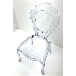 Classical style perspex chair 