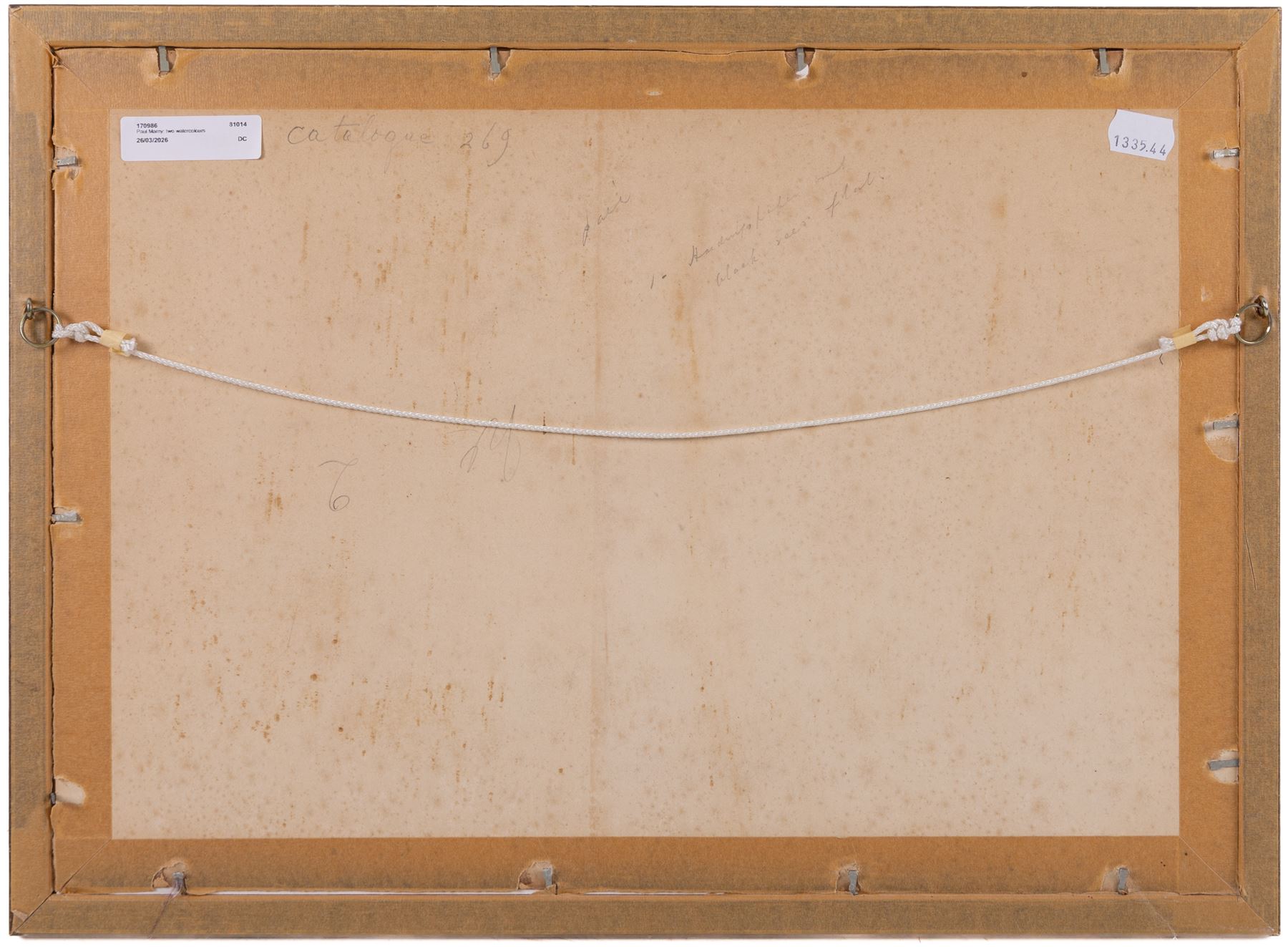 Paul Marny (French/British 1829-1914): Continental Port Scenes, two watercolours signed, max 19cm x 37cm (2)