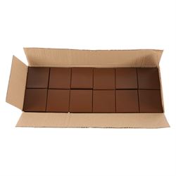 Thirty-six brown leatherette jewellery boxes