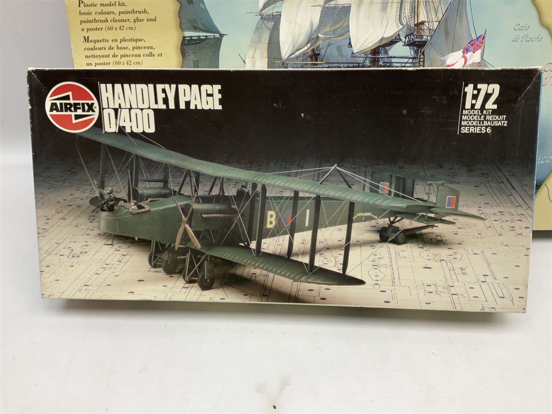 Revell 1:146 scale construction kit of HMS Victory; boxed; and ten other construction kits of aircraft by Airfix, Revell and Matchbox; all boxed (11)