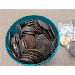 The Birmingham Mint International Formula 3 silver ingot, hallmarked, pair of sovereign scales, two silver fobs and others, etc and a collection of Great British coins