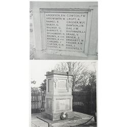  World War I trio to 12074 Pte A Coates,  West Yorkshire Regt comprising War medal, Victory medal, 1914-15 Star and bronze death plaque, killed in action Gallipoli 9th August 1915 and War and Victory medals to 27860 Pte W Coates, West Yorkshire Regt and various documents etc