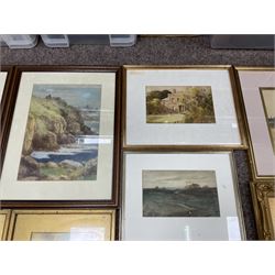 Collection of principally early 20th century watercolours, artists including George Sykes, David James Carr, W Hamilton Booth, Kate Patterson, C Maurice, J Russell, etc