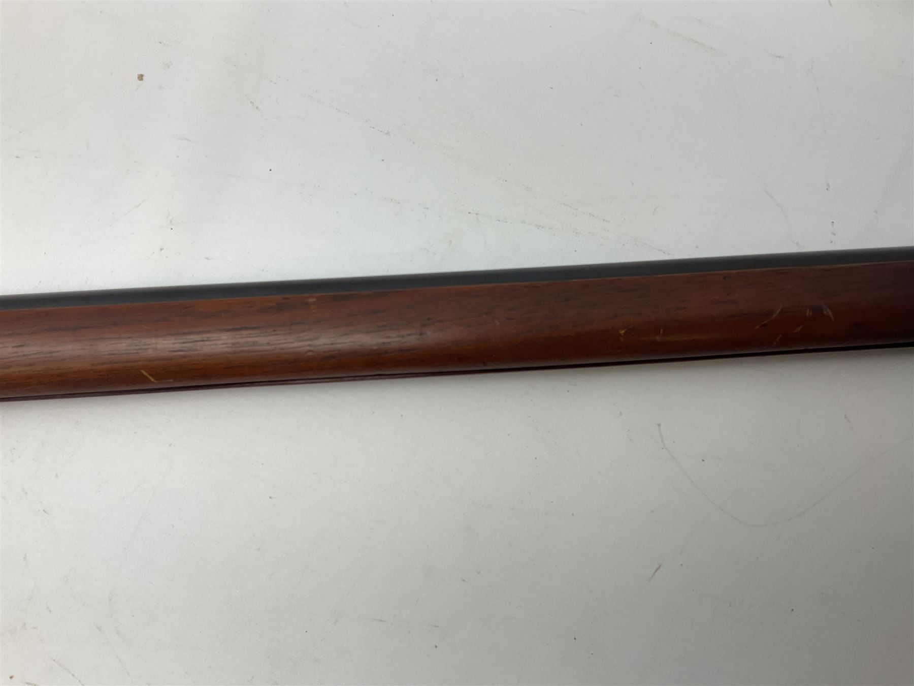 Manton .577/450 Martini Henry rifle, the 82.5cm smooth bored barrel proofed for shot, two barrel bands and bayonet fitting, engraved action with side safety, figured walnut stock with chequered steel butt plate, complete with ramrod, NVN other than 5346 on barrel, L125cm