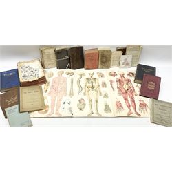 Bailliere's Popular Atlas of the Anatomy and Physiology of the Female Human Body, together with disbound medical books and works of Yorkshire interest, to include Beasley: The Book of Prescriptions, Beasley: Druggist's Receipt Book, Robinson's New Family Herbal, Hartley: Yorkshire Puddin', etc 