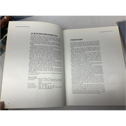 Ten books of predominantly military aircraft interest including Aircraft Anatomy World War Two, Hurricane Messerschmitt, The Avro Lancaster, The Luftwaffe Album, Encyclopaedia of Aircraft of WWII etc; together with a scrap album of WW2 newspaper cuttings