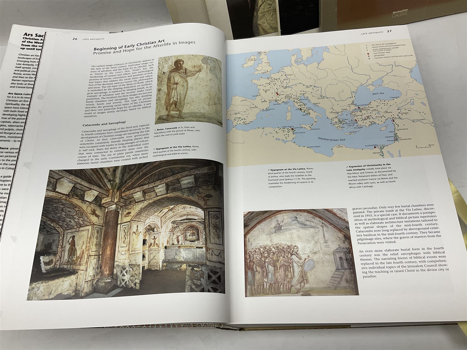 Group of art reference books and folios to include Ars Sacra Christian Art and Architecture of the Western World and Albert Anker 1831-1910, etc 