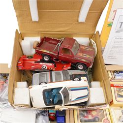 Approximately 40+ Lledo die cast vehicles, other loose die cast vehicles including Corgi examples etc, contents between two boxes