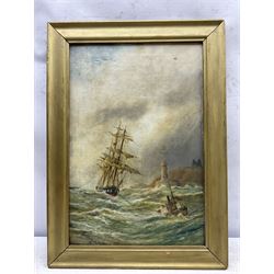 Buckley (British 19th Century): 'Fish Quay Whitby' and 'Whitby Harbour', pair oils on canvas signed, titled verso 45cm x 30cm (2)