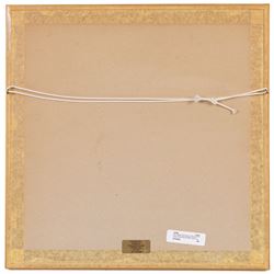 John Freeman (British 1942-): 'Morel Farm' and Farm in Winter, pair watercolours signed and dated '90, one titled, 23cm x 23cm (2)