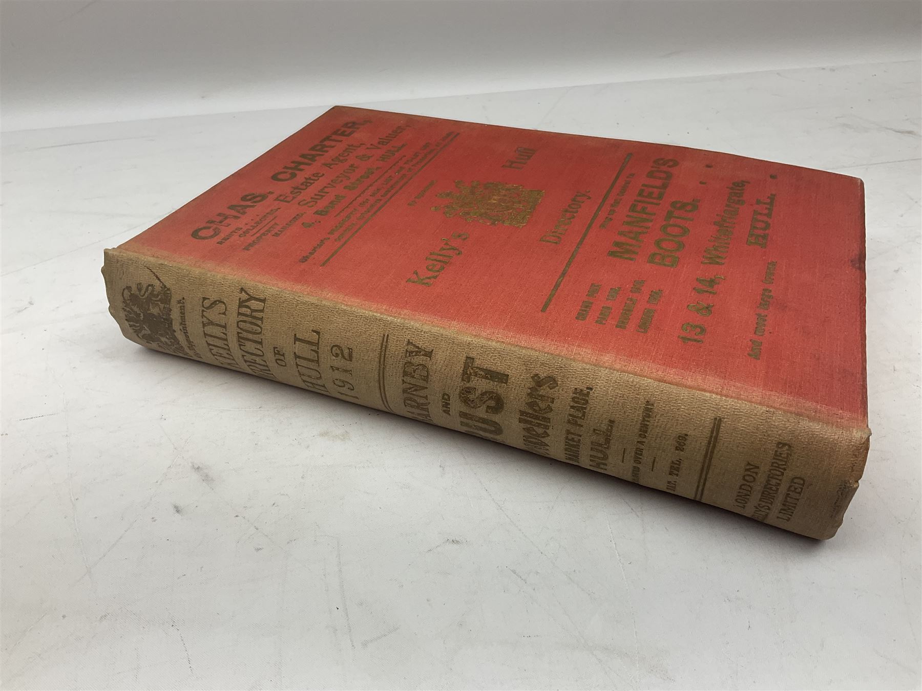 Kelly's Directory of Hull 1912, together with a Victorian family bible, (2)