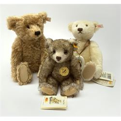 Three modern Steiff teddy bears - limited edition 'Save The Children' No.870/3000 H13