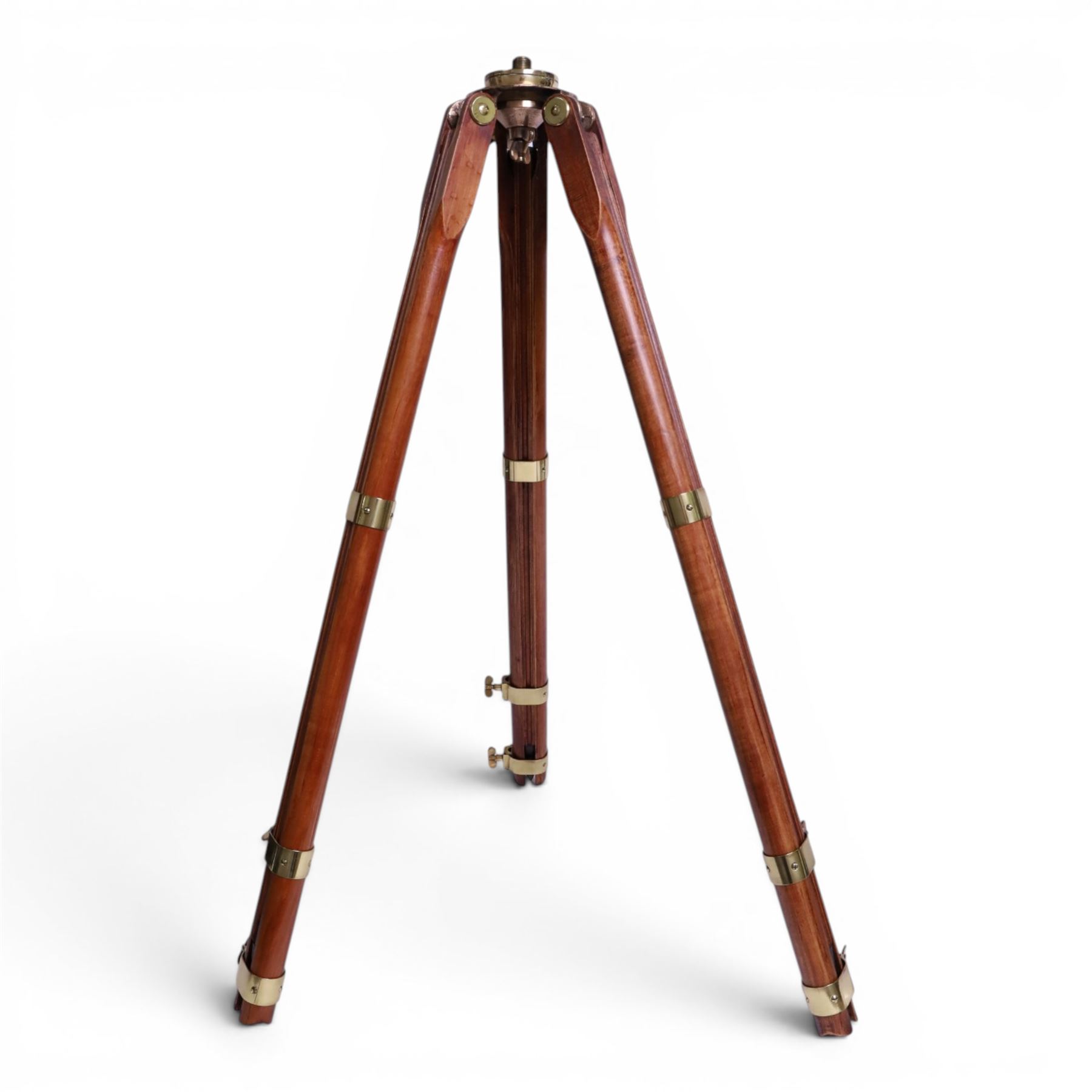 Brass telescope inscribed J.Lizars Glasgow & Edinburgh, with a library tripod and a larger wooden tripod, two spare eyepieces and original box