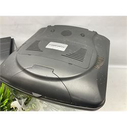 Two fish aquariums, comprising Interpet Aquapod LED starter kit 45l and PAH Fishbox 48l, with various accessories, tallest H40cm