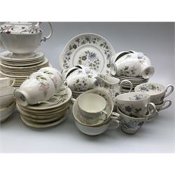 Teawares, comprising Ridgway Melisande pattern part service, Paragon par service, and Paragon teapot. 