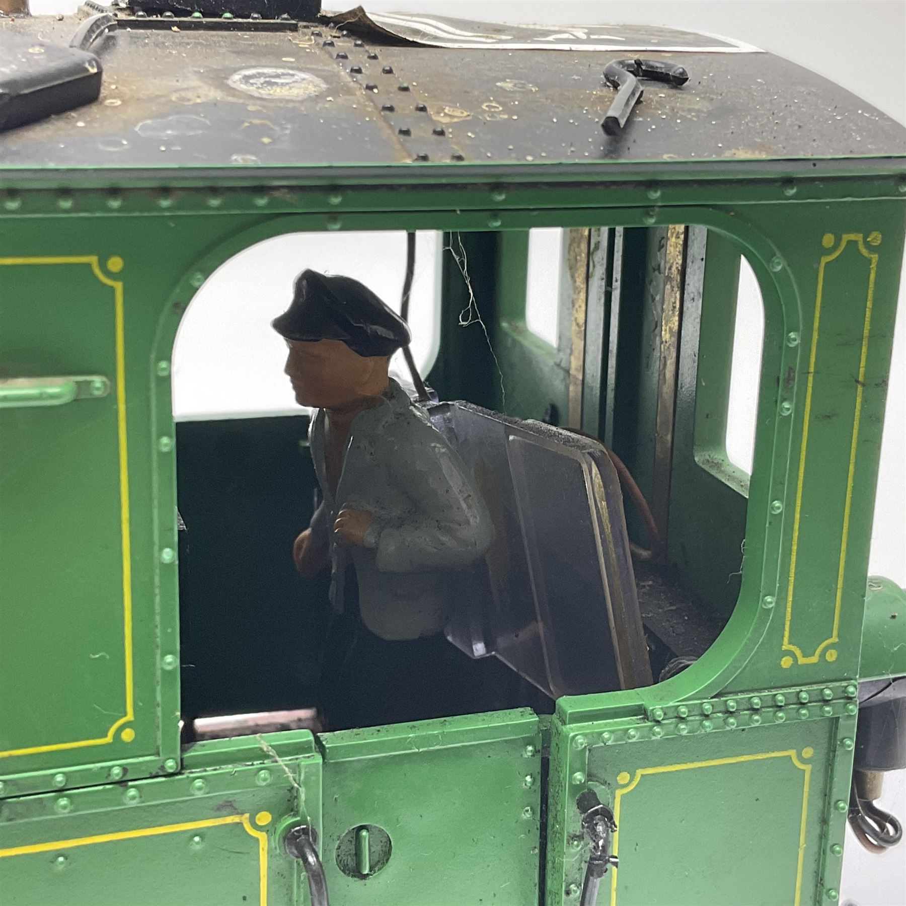 LGB (Lehmann Gross Bahn) G scale, gauge 1 0-6-2 tank locomotive in green and black livery, numbered 298.14 to cab, unboxed