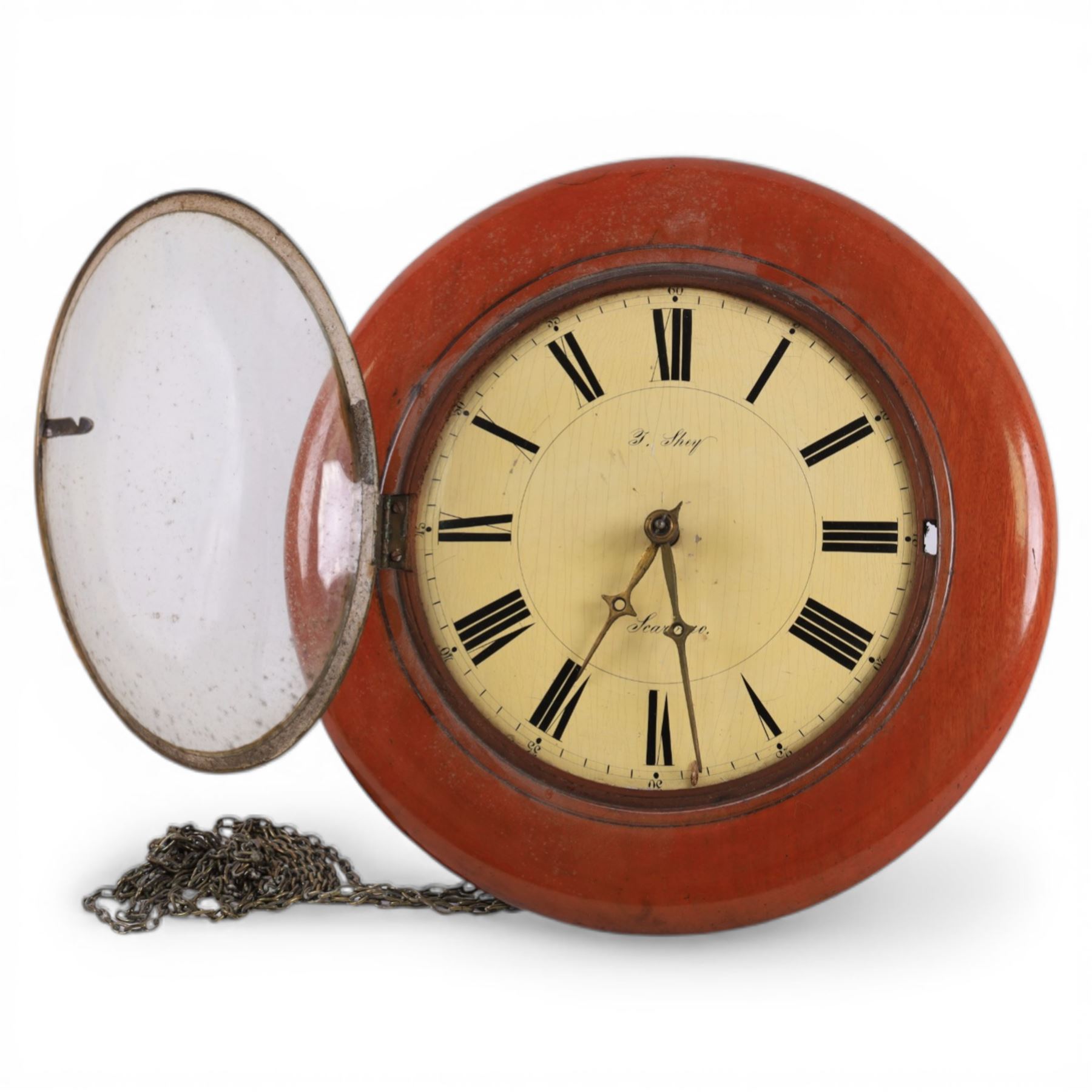 circular wall clock, D35cm